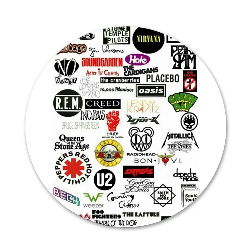 Значки на одежду и рюкзак значки со знаком рок-группы металлические для