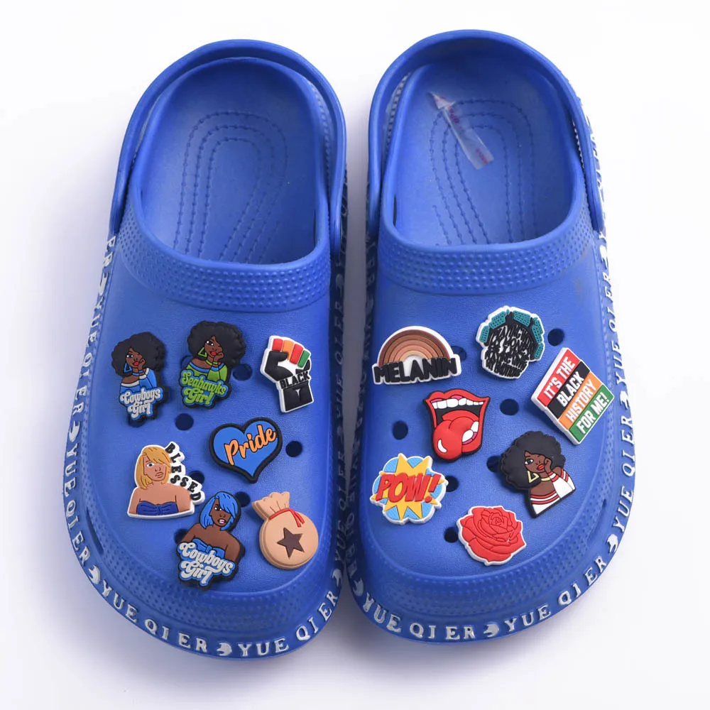 1 шт. Черные Подвески в виде крокса для девочек | Обувь