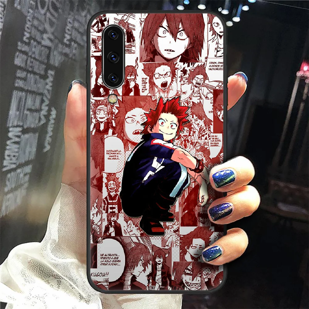 

Kirishima Eijiro My Hero Academia Phone Case Cover For Samsung Galaxy A10 A20 A30 E A40 A50 A51 A70 A71 J 5 6 7 8 S black