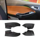Для Ford Focus 2014 2015 2016 2017 2018 кожа из микрофибры внутренняя дверная ручка подлокотник панель наклейка накладка