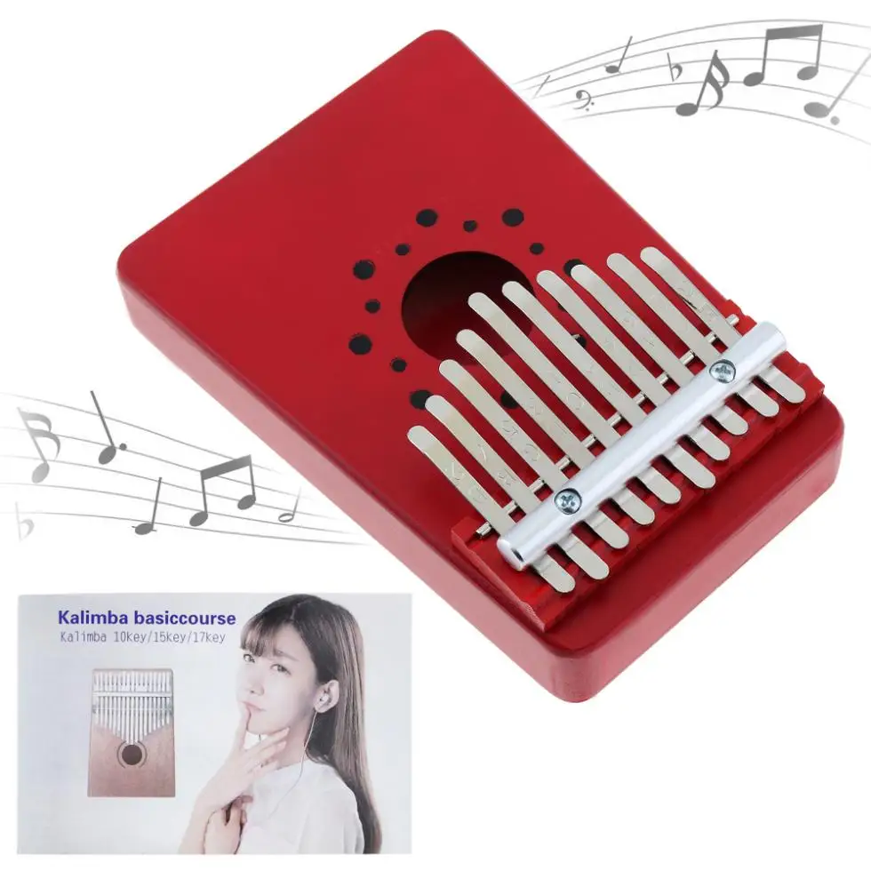 Slade 10 клавишная мини клавиатура Kalimba Pine Thumb Piano Mbira с наклейкой на тон|Пианино| |