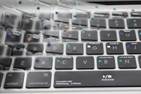 hrh steinberg cubase shortcut hot key functional tpu backlight keyboard cover skin protector for macbook pro air 13 15 17 usa