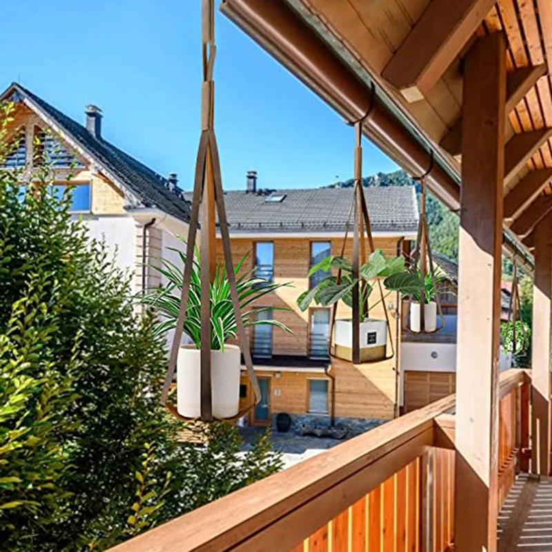 

Строп для цветочных горшков, подвесная корзина для посадки с 4 ножками