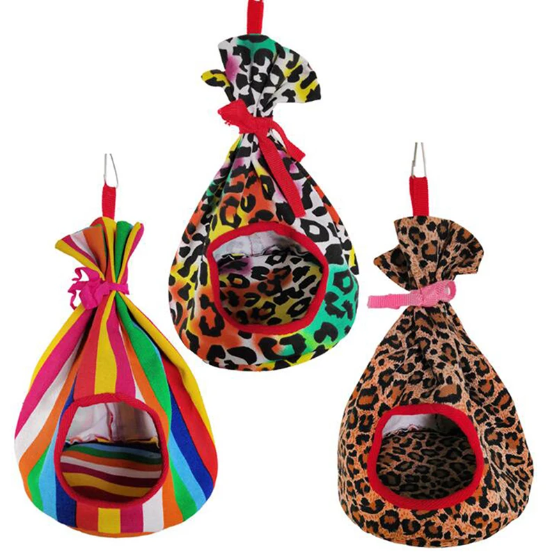 Забавный гамак-попугай спальная кровать гнездо птицы маленькая подвесная клетка