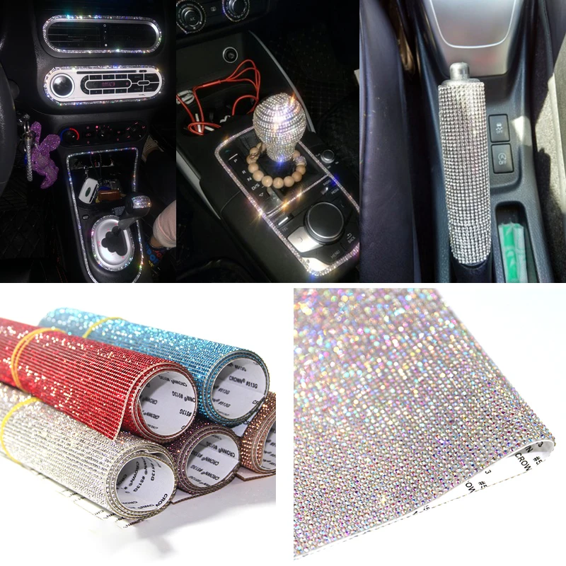 20*24 см интерьер автомобиля с украшением в виде кристаллов Флаш Алмазный Стикеры