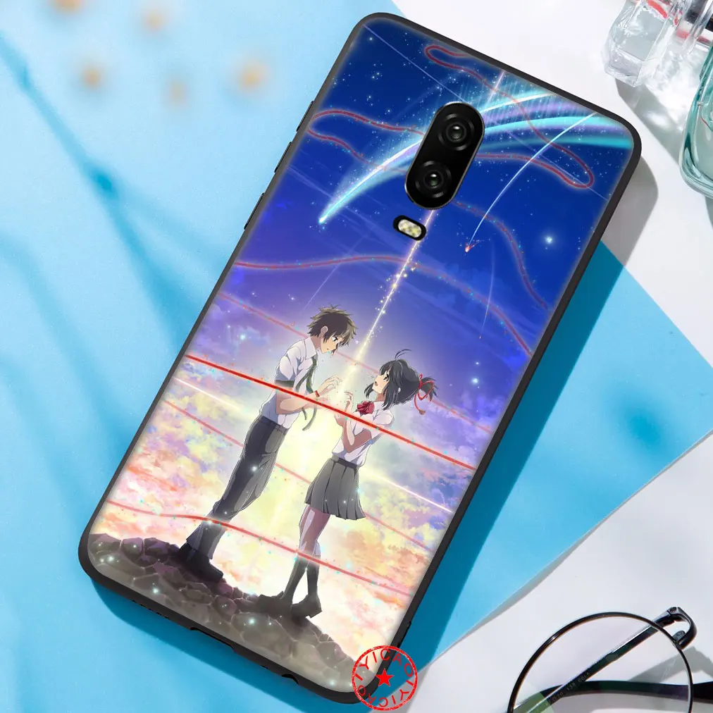 Anime your name Soft Silicone Case for oneplus 5 5t 6 6t 7 Pro Cover |