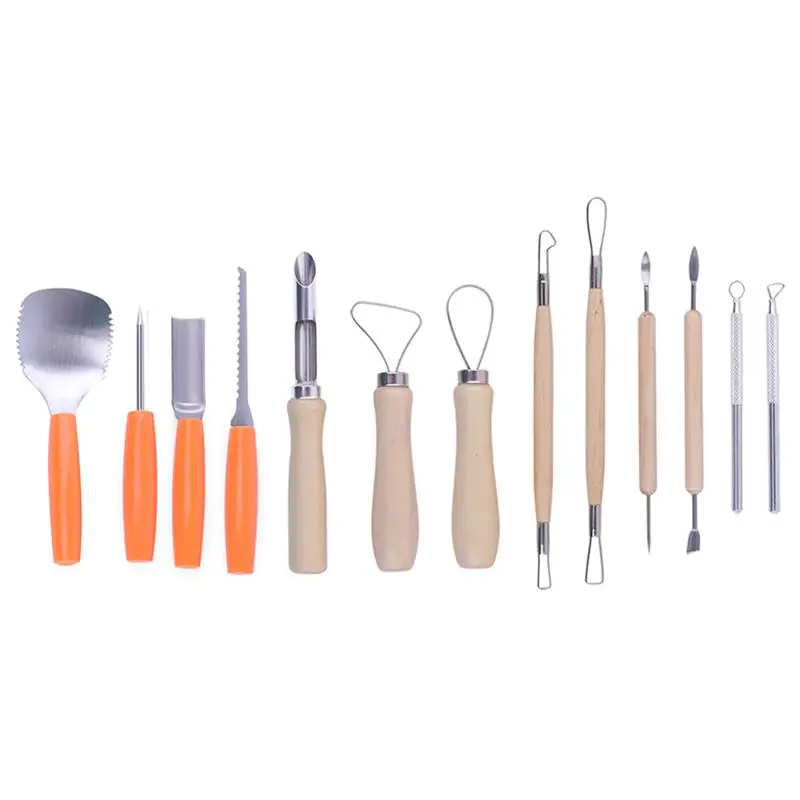 1 Набор инструментов для резьбы на Хэллоуин тыква профессиональные ножи