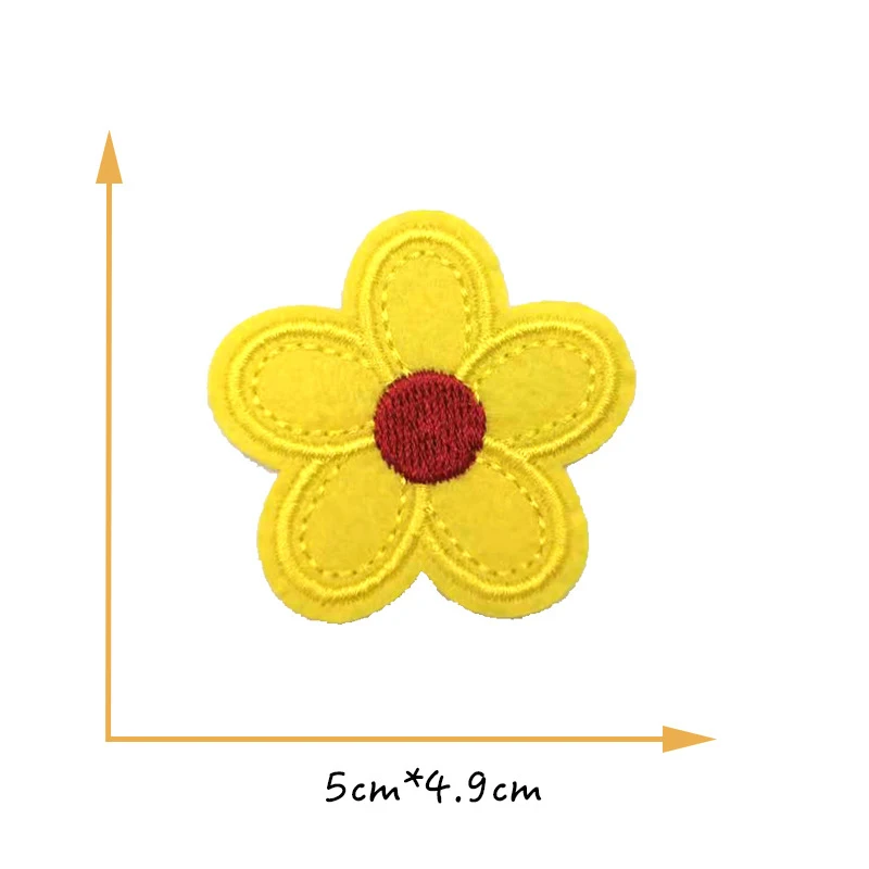 Войлочные нашивки тканевые прокладки аксессуар цветные цветы аксессуары для