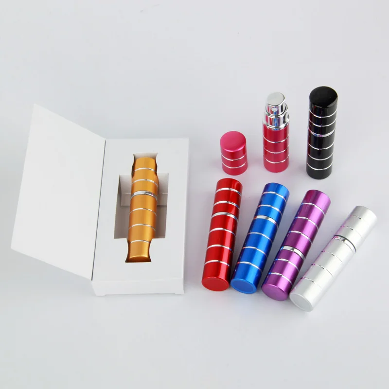 Переносная алюминиевая флакон-спрей многоразового использования для духов 20 шт.