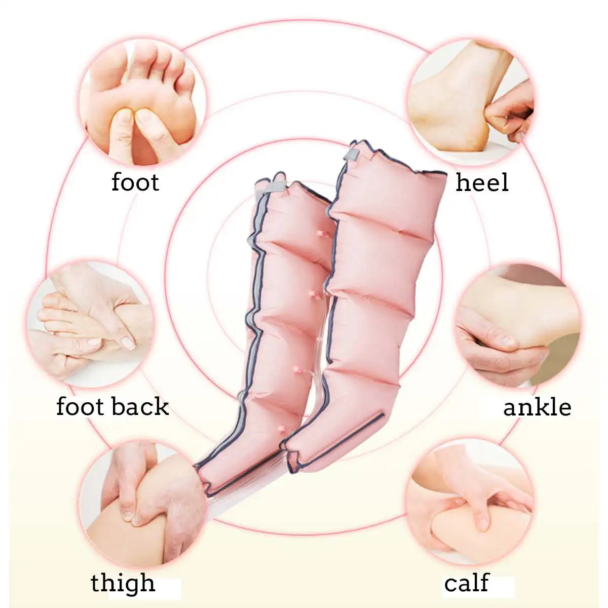 

Air Chambers Leg Compression Massager Vibration Infrared Therapy Arm Waist Pneumatic Air Wraps Relaxation Pain Relief Massager