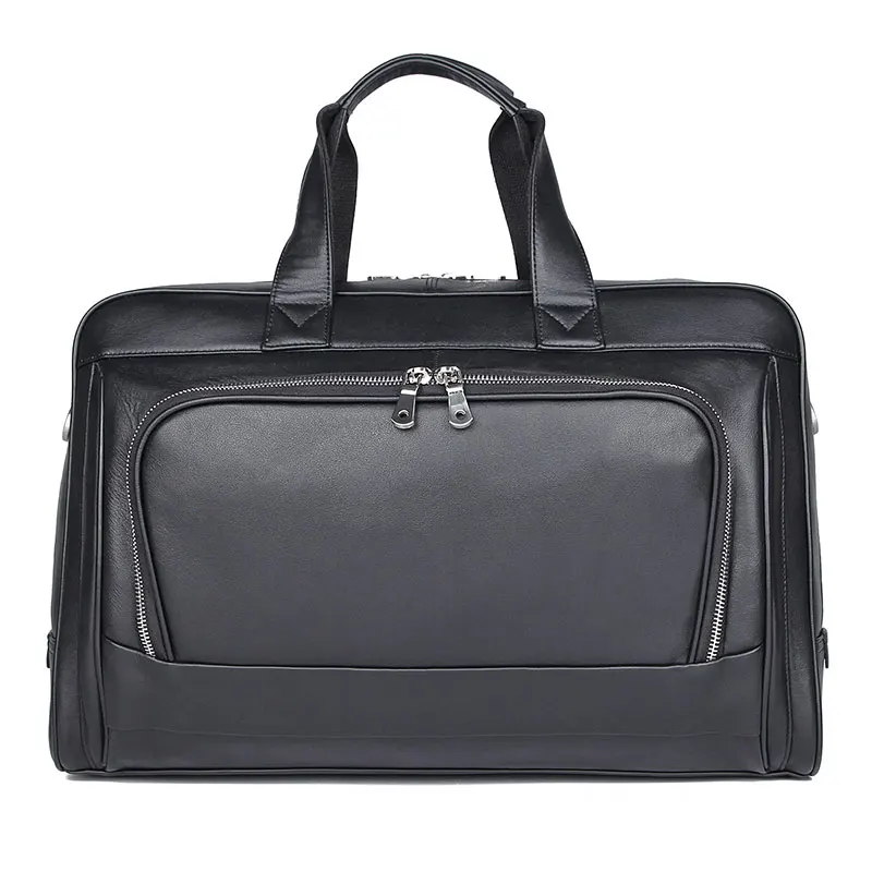Фото Мужской деловой портфель из натуральной кожи для ноутбука 7408A | Багаж и сумки