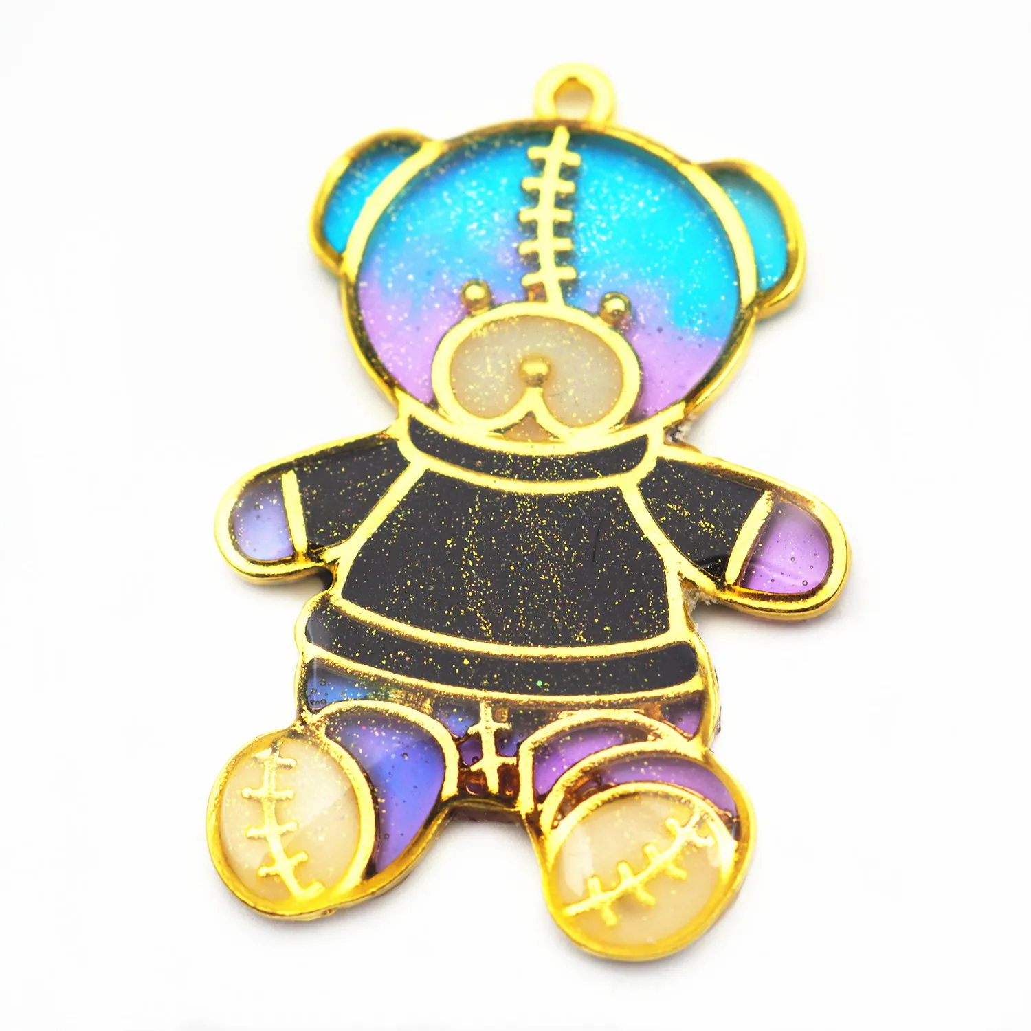 5 шт./лот медведь ювелирные изделия фурнитура для изготовления подвесок Золотой