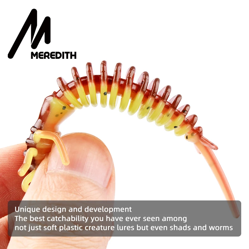 Мягкие приманки MEREDITH Larva, 50 мм, 62 мм, 85 мм, искусственные приманки, силиконовая приманка для ловли червя, приманка для ловли щуки, гольян, плавающая приманка, пластиковые приманки