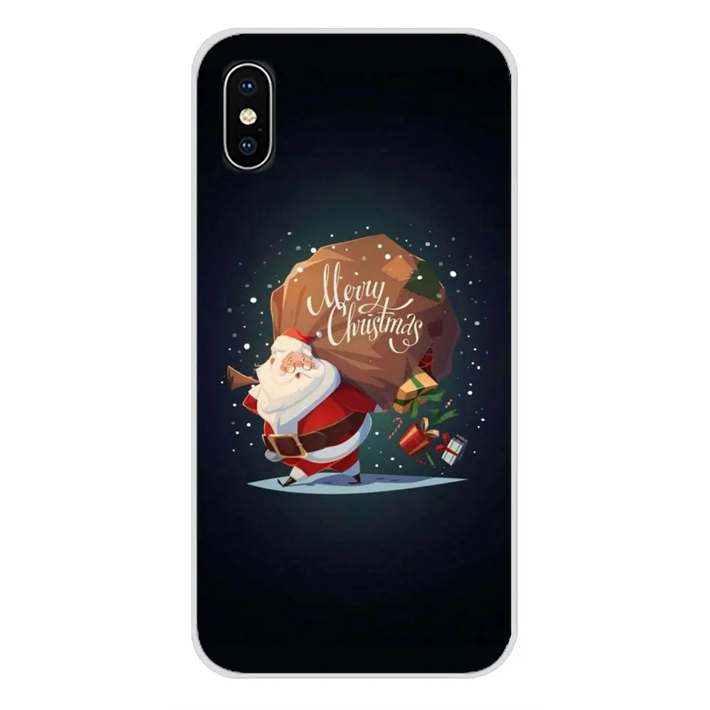 Christmas New Year For Motorola Moto X4 E4 E5 G5 G5S G6 Z Z2 Z3 G G2 G3 C Play Plus Accessories Phone Cases Covers | Мобильные
