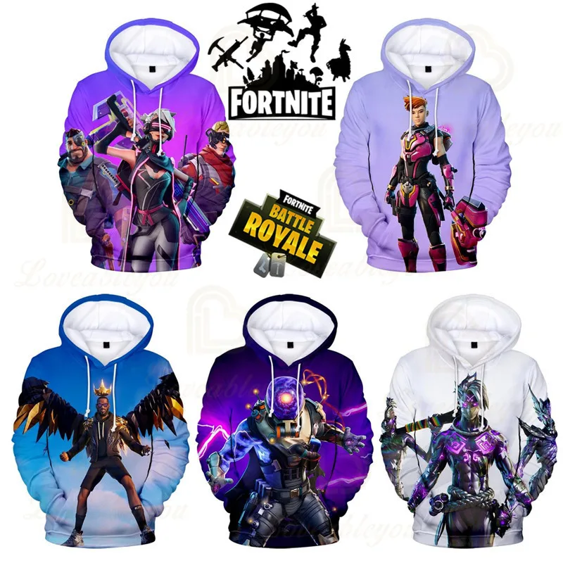 

Fortnite Battle Royale Victory Game 3D Hoodies Men Clothing Harajuku Sweatshirt Kids Hero Child Tops Boys Girls Tops