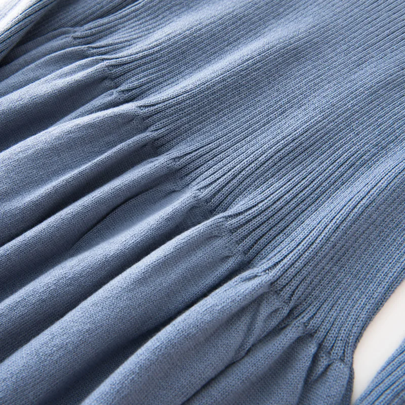 Женская облегающая сексуальная юбка-свитер из кашемира и шерсти вязаные