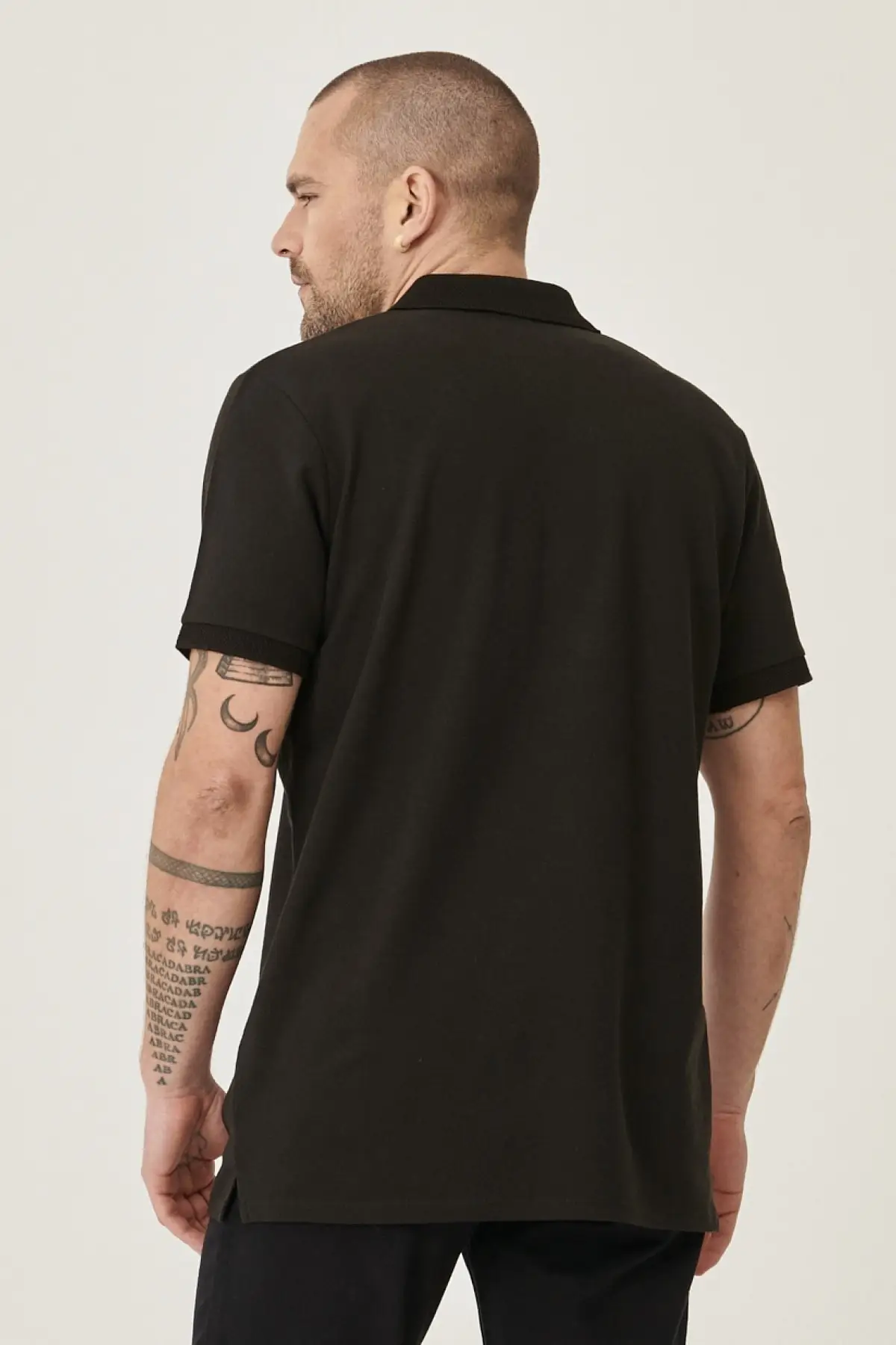 

Polo Neck Pocketless Slim Fit Slim Fit 100% Cotton Plain T-Shirt