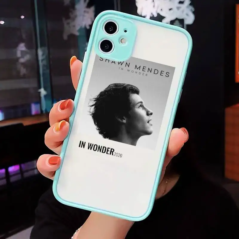 

shawn mendes wonder Phone Cases matte transparent For iphone 7 8 11 12 plus mini x xs xr pro max cover