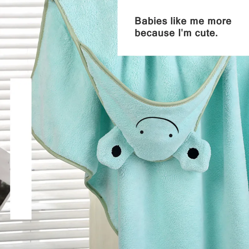 

Baby Poncho Bath Towel Infant Towels Blanket Newborn Baby Hooded Towel Infant Babies Spa Coral Fleece Children'S Bath Towel