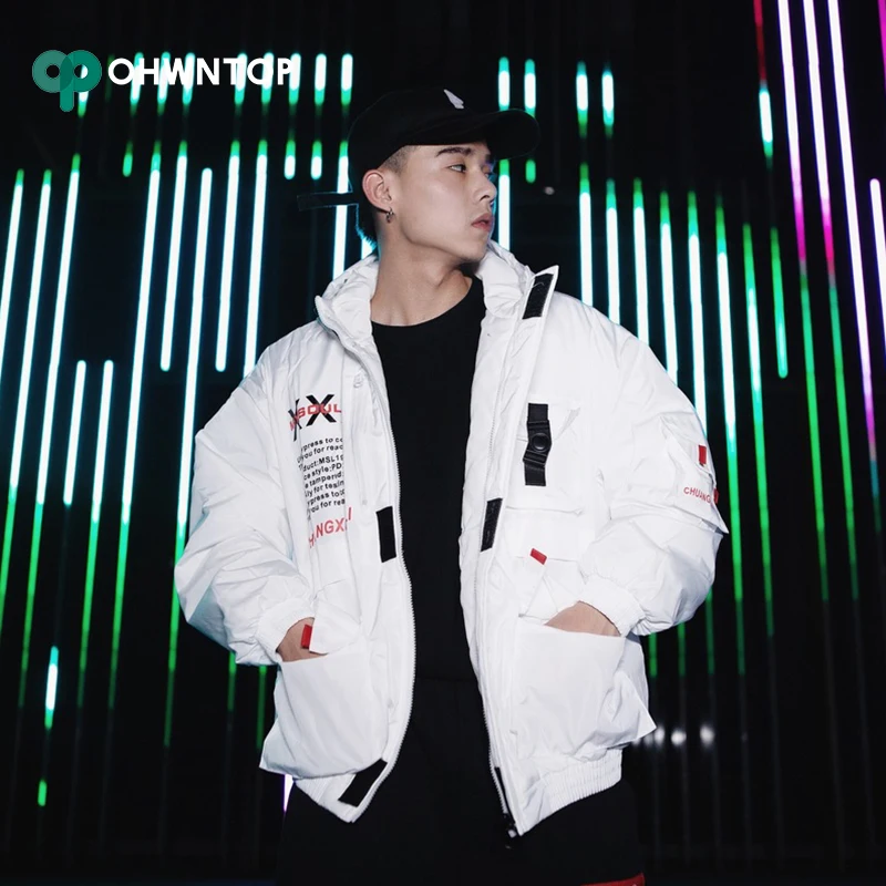 Модное зимнее пальто с капюшоном парка для мужчин Толстая Теплая мужская зимняя