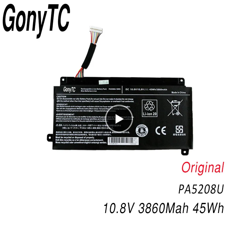 GONYTC PA5208U 1BRS аккумулятор для Toshiba Chromebook CB30 CB35 B3340 Satellite E45W P55W B3330|Аккумуляторы