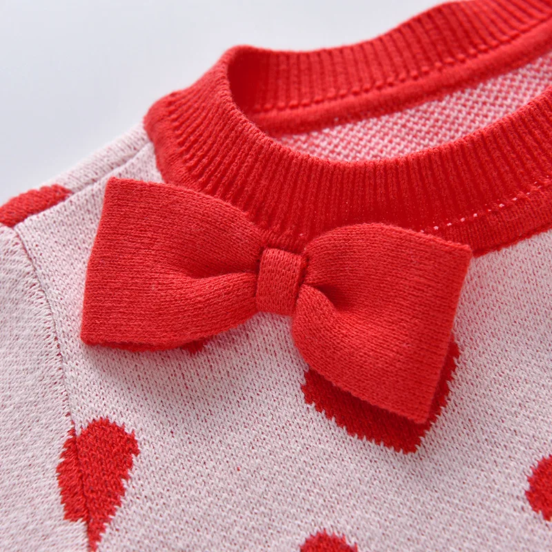 

Cute Baby Girls Bodysuits Long Sleeve Cotton Knitted Newborn Bebes Sweaters Jumpsuits One Piece Autumn & Winter Infantil Clothes