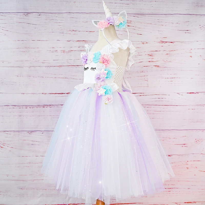 Платье-пачка детское летнее с повязкой на голову ручной работы | Детская одежда и