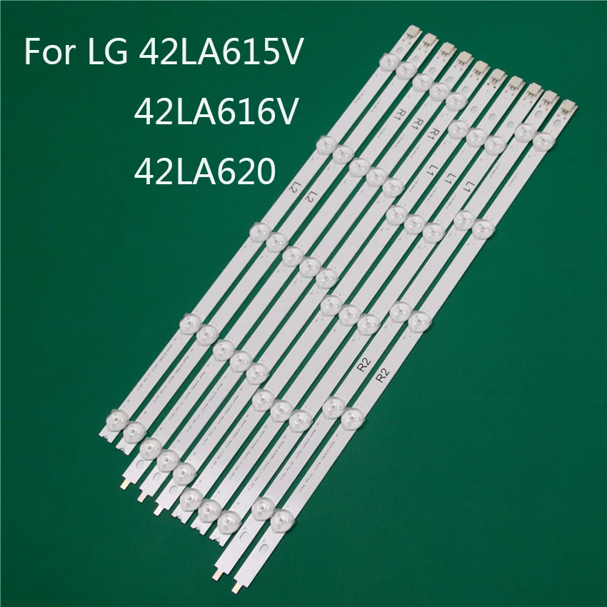 LED TV Illumination Part For LG 42LA615V 42LA616V 42LA620 LED Bars Backlight Strips Line Ruler 42