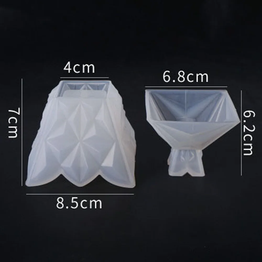 

DIY Crystal Epoxy Silicone Mold jewelry Diamond Storage Boxes Molds Craft Resin Silicone Mould Jewelry Making DIY tool