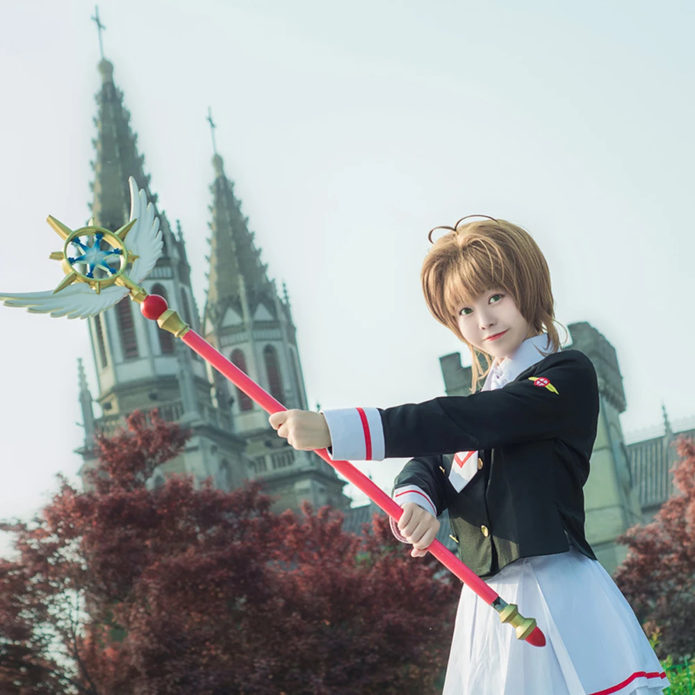 Костюм для косплея VEVEFHUANG Cardcaptor Sakura Clearcard костюм Kinomoto Tomoyo Daidoji школьная форма