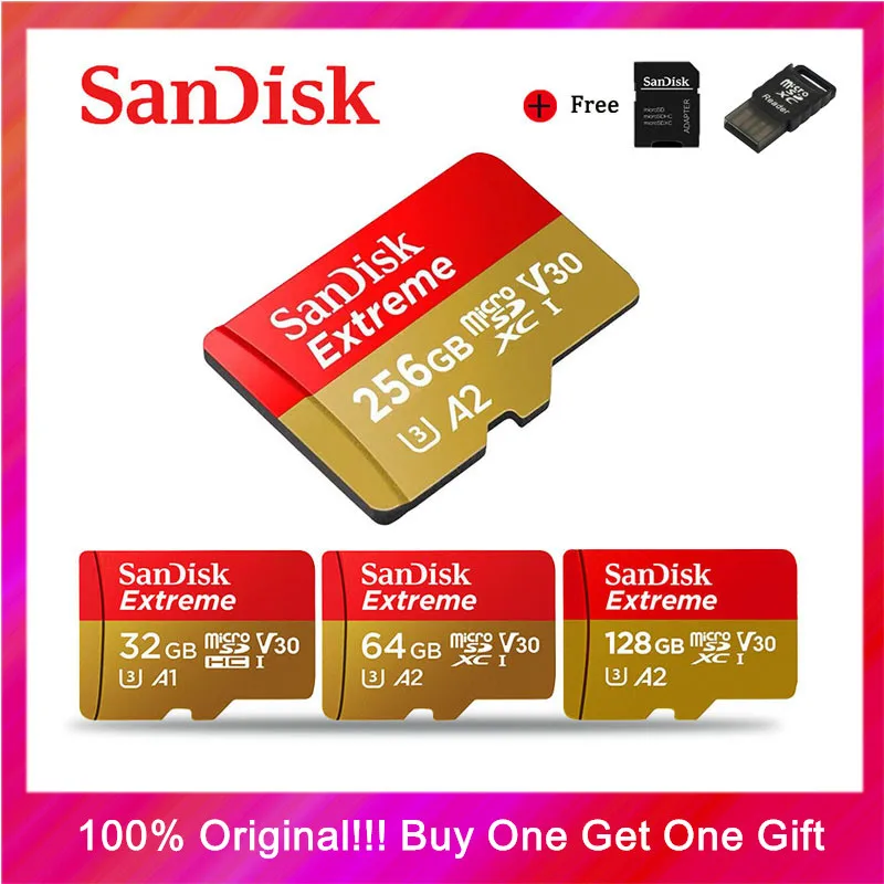SanDisk карта памяти Micro SD 256 ГБ 400 гб 128 64 32 ГБ|Карты памяти| |