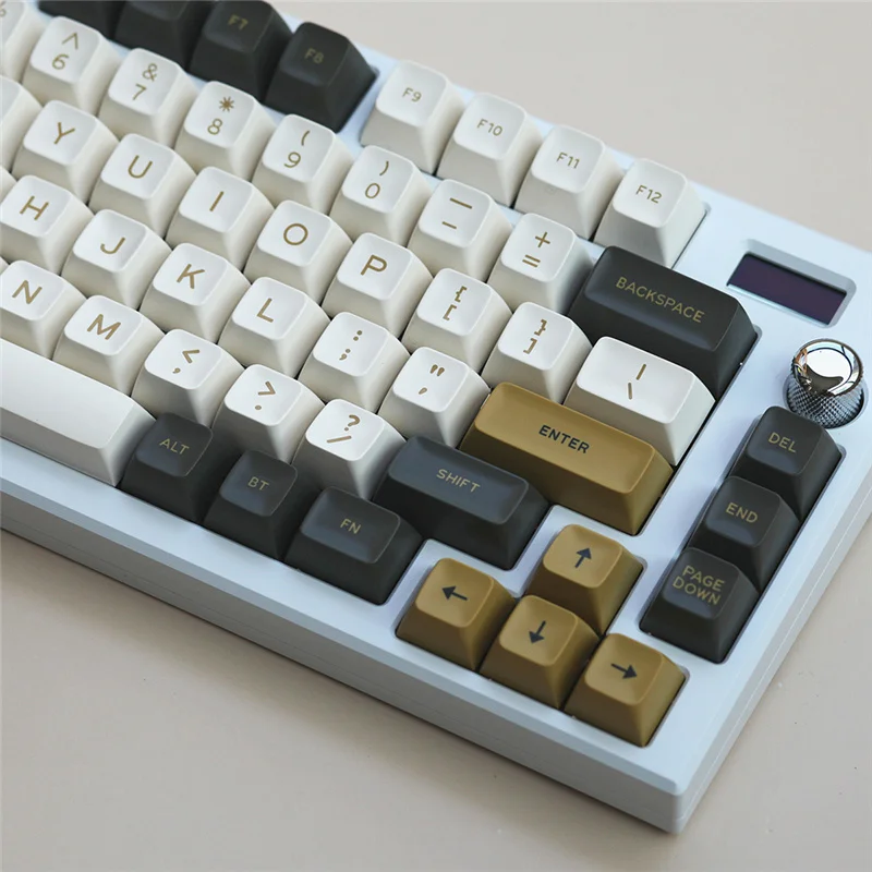 Мерцающая белая клавиатура с профилем SA 172 клавиш ABS Keycap Sooth Hand Feeling для