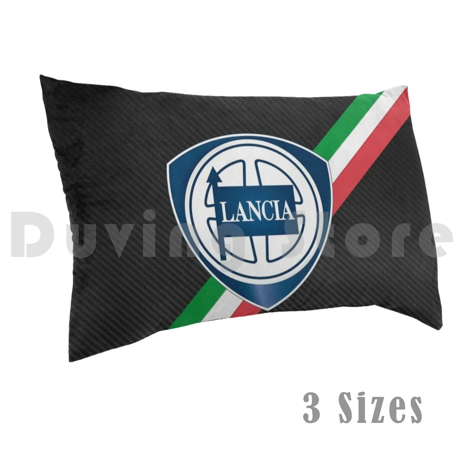 

Lancia Carbon Italy Stripes Pillow Case DIY 50x75 Turbo Novitec Retro 500 Essesse Radically Racing Le United