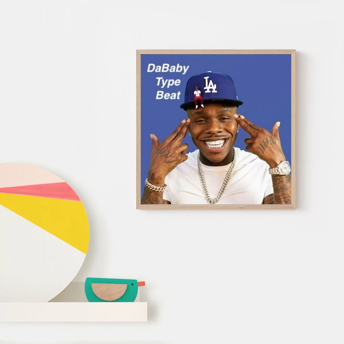 Дабай - baby on Обложка музыкального альбома Холст Плакат Рэп Звезда Поп Рок Певица