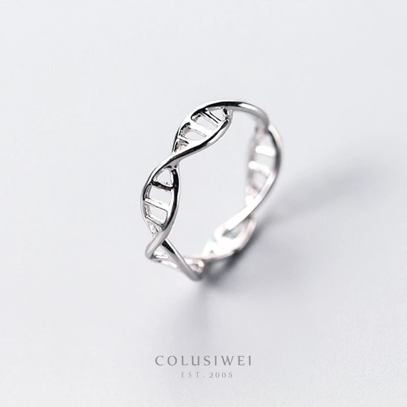

Colusiwei Geometric Simple Line Pettern Finger Rings for Women Openwork Stackable Rings 925 Sterling Silver Fashion Jewelry