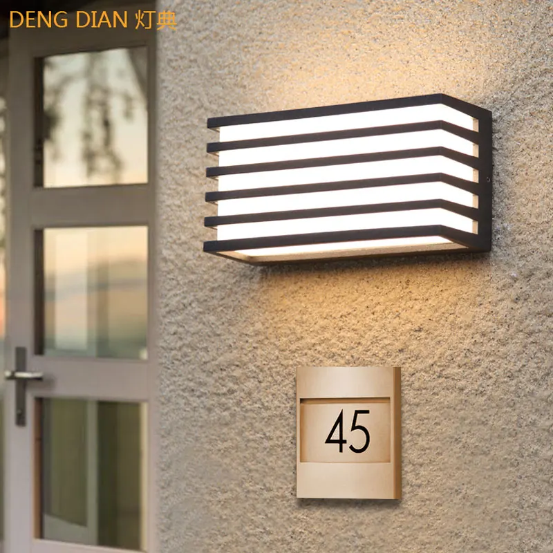 

Outdoor Lights LED wall sconce waterproof outdoor wall light Porch Light Garden industrial front door Balcony Fence aisle 220V