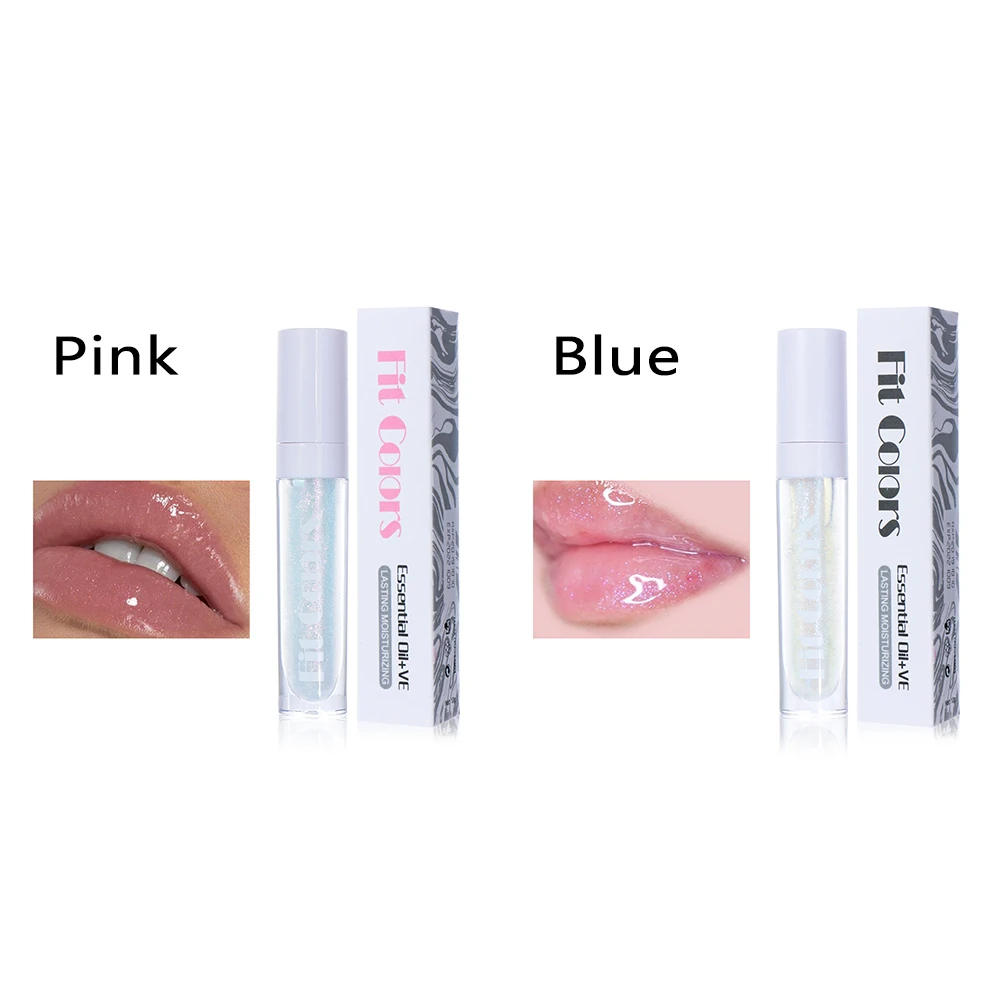 Голографическая 3D губы блестящая жемчужина блеск для губ прозрачный увлажняющий