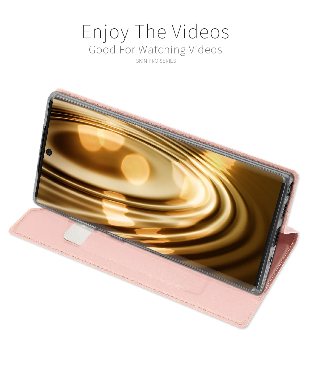 Для samsung Galaxy Note 10 Plus 5G чехол высококачественный кожаный чехол-книжка для samsung Galaxy Note 10 Plus 5G чехол для телефона