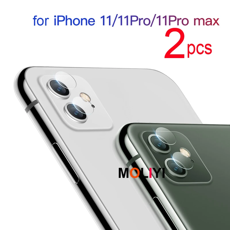 2 шт. Защитная пленка для объектива камеры для iPhone 11 Pro XS Max XR X R iPhonex S Стекло Закаленное Защитная пленка для экрана на iPhone11