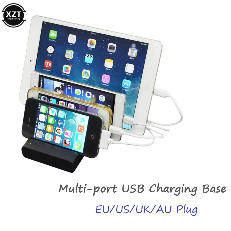 Быстрая зарядная станция с несколькими USB-портами 4 порта USB док-станция для