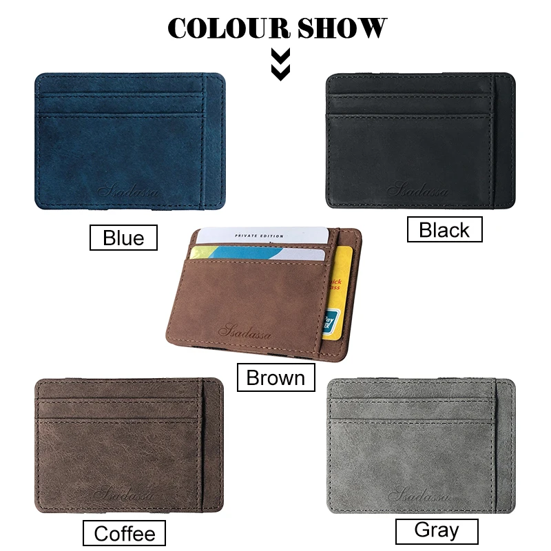 Новинка мужские кошельки из матовой кожи однотонный Кошелек для монет отделение