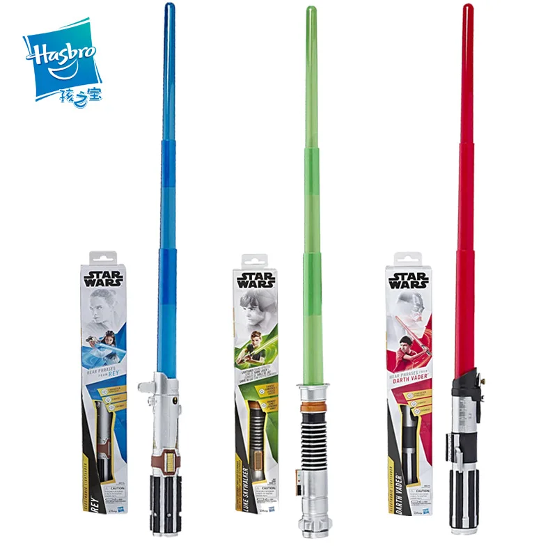 

Hasbro 80cm Star Wars Lightsaber Led Light Darth Vader Luke Black Warrior Laser Sword Boy Toy Action Figure Collections