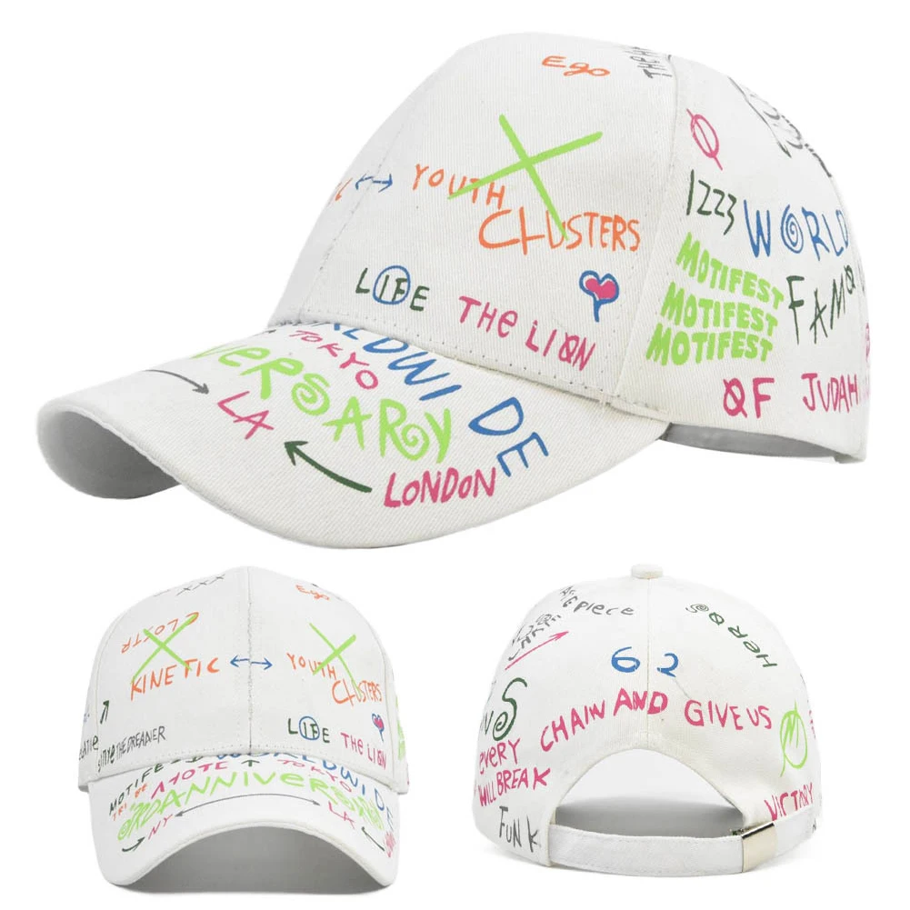 

Кепка с козырьком от солнца для мужчин и женщин, крутая регулируемая бейсболка, модная в стиле хип-хоп, с надписью, подарок на лето, для студе...