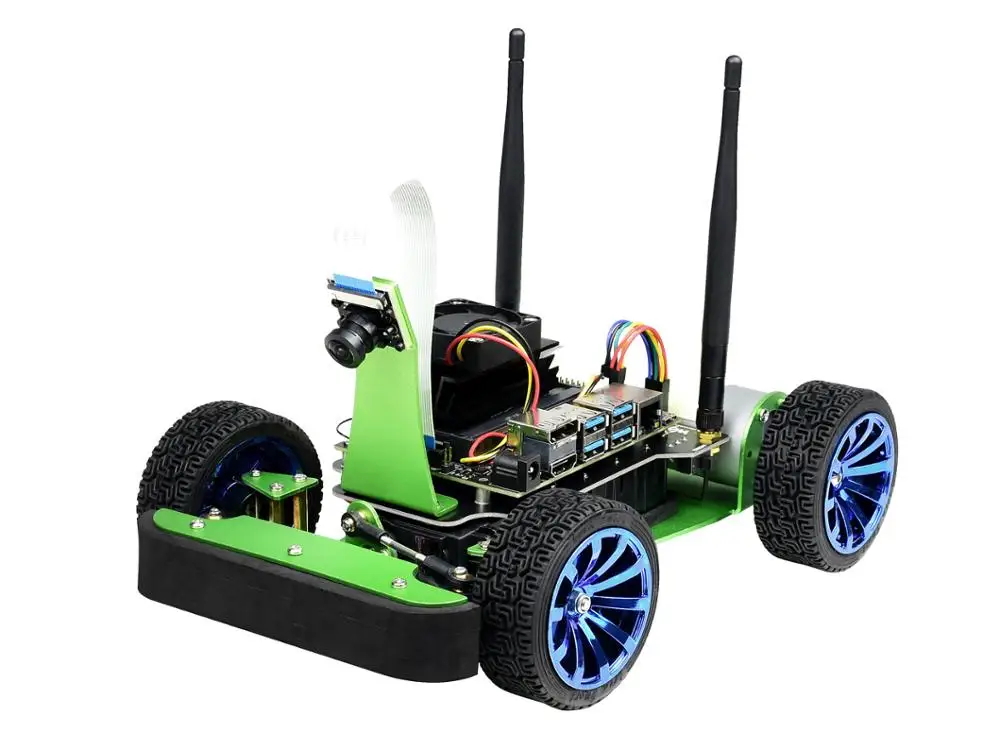 

JetRacer AI Kit, AI Racing Robot Powered by Jetson Nano,Deep Learning,Self Driving,Vision Line Following