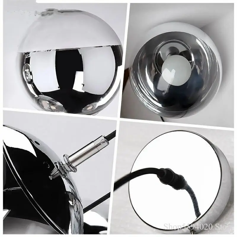 Современные стеклянные шаровые подвесные светильники глобус стекло