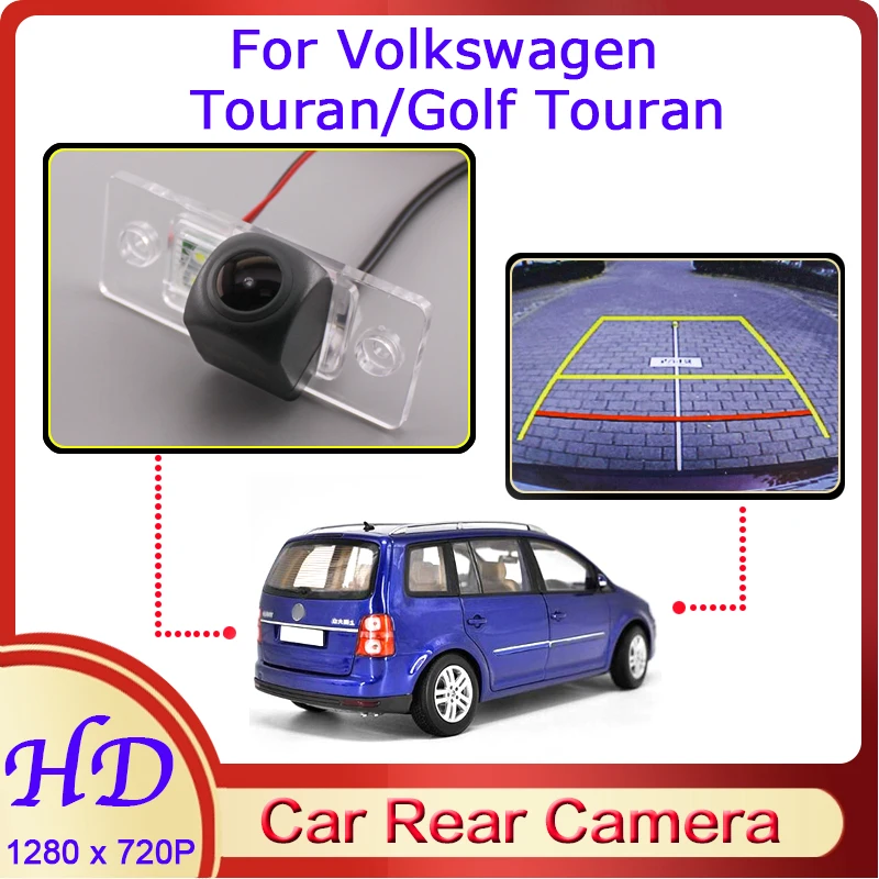 

Car Reverse Image Fisheye CAM For Volkswagen VW Touran/Golf Touran Night Vision HD Dedicated Rear View Back Up Vehicle Camera