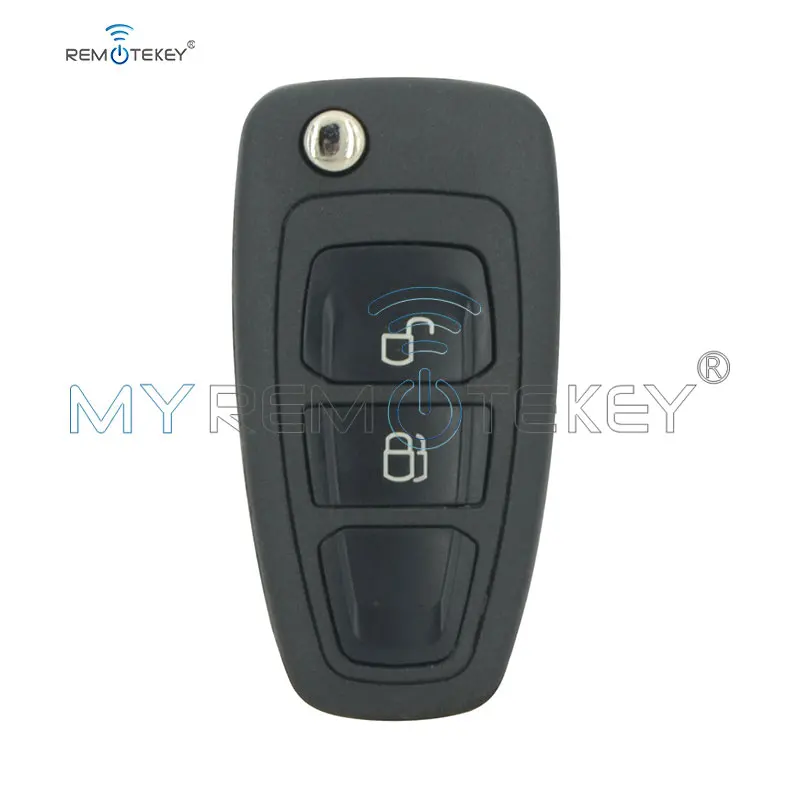 Ключ складной Remtekey 5WK50165 2 кнопки 434 МГц чип FSK 4D63 лезвие HU101 для Ford Ranger 2011 2012 2013 2014