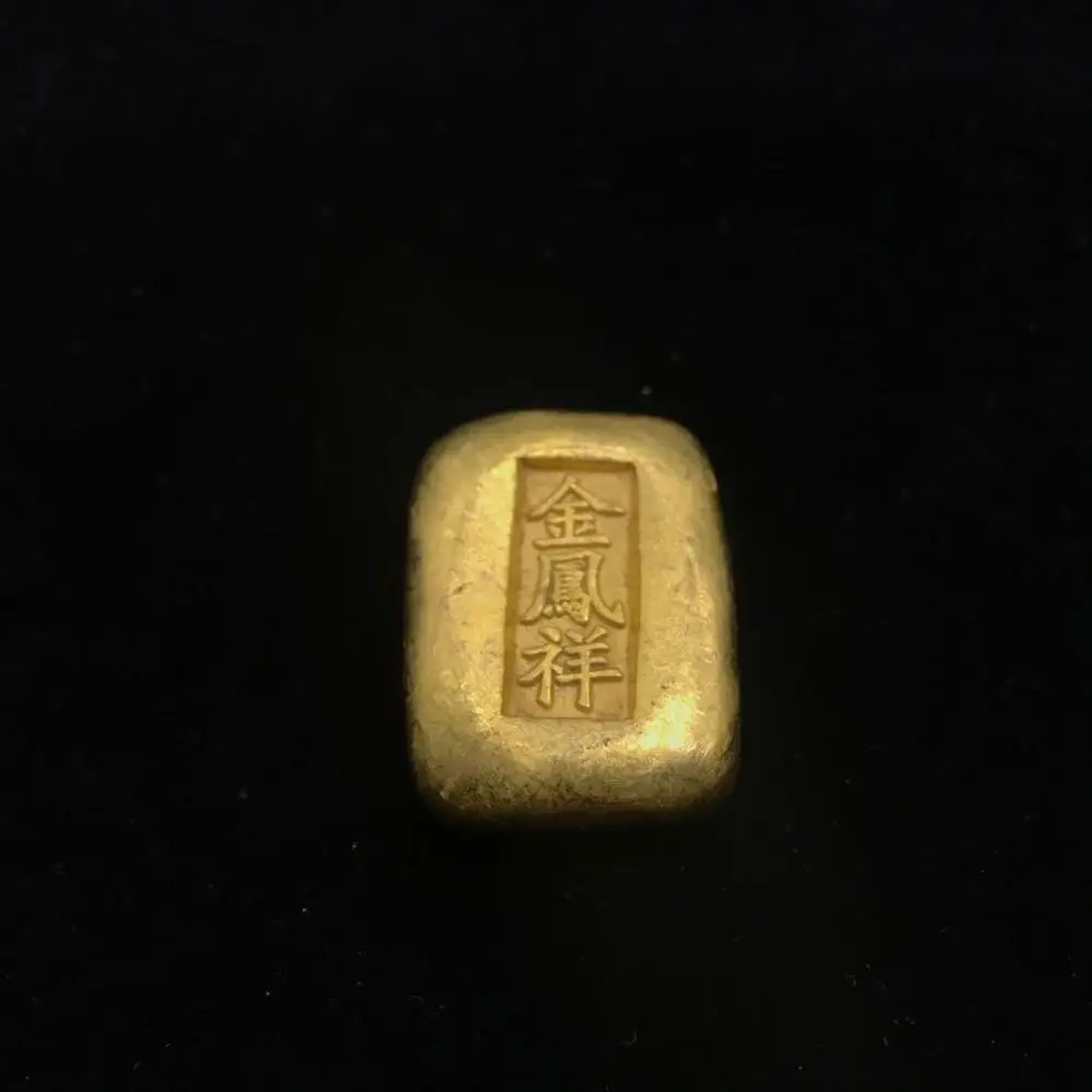 

Exquisite Retro Jinfengxiang Small Gold Ingot Decoration Crafts