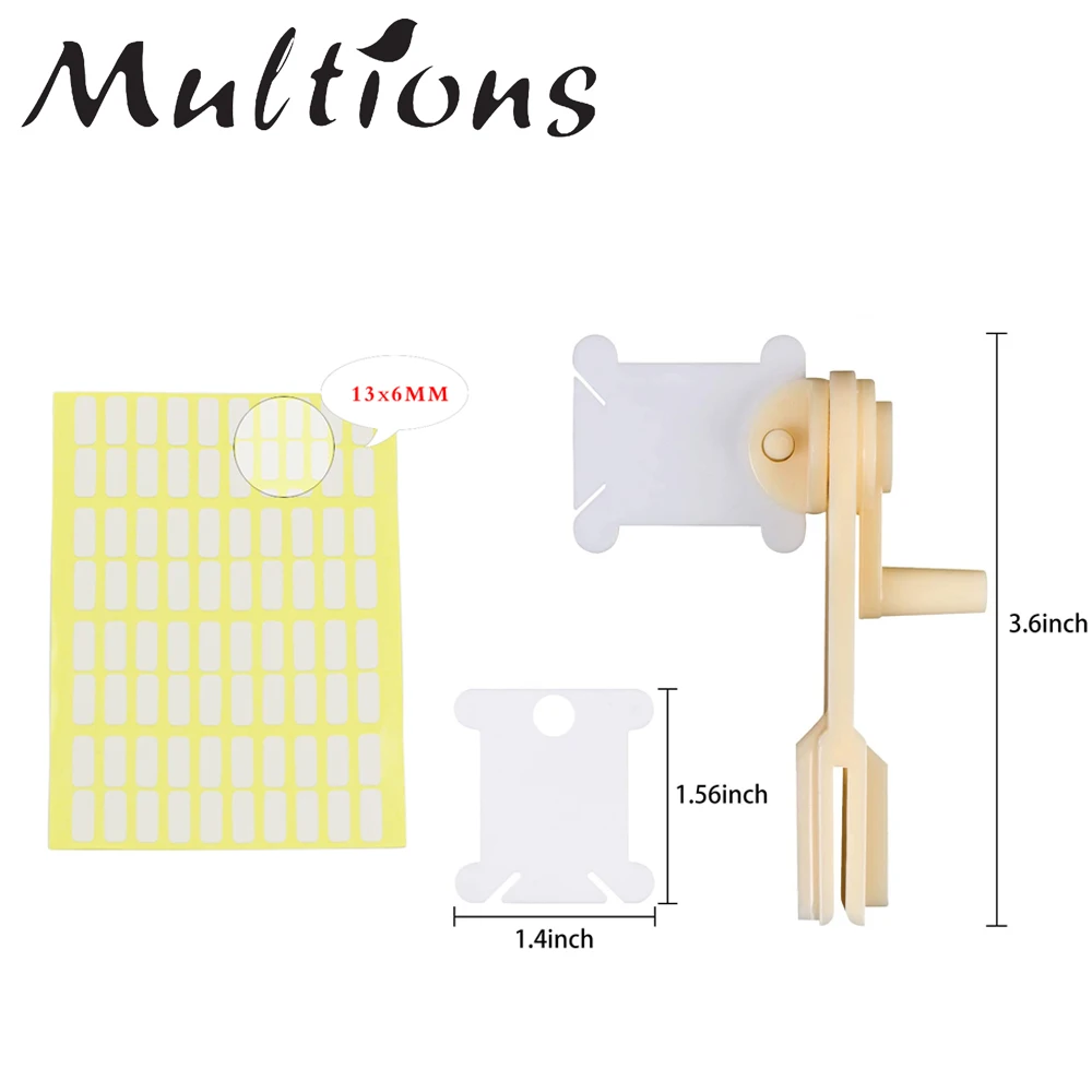 30 шт. пластиковые нити для намотки с 1 нитью вышивки органайзер сделай сам