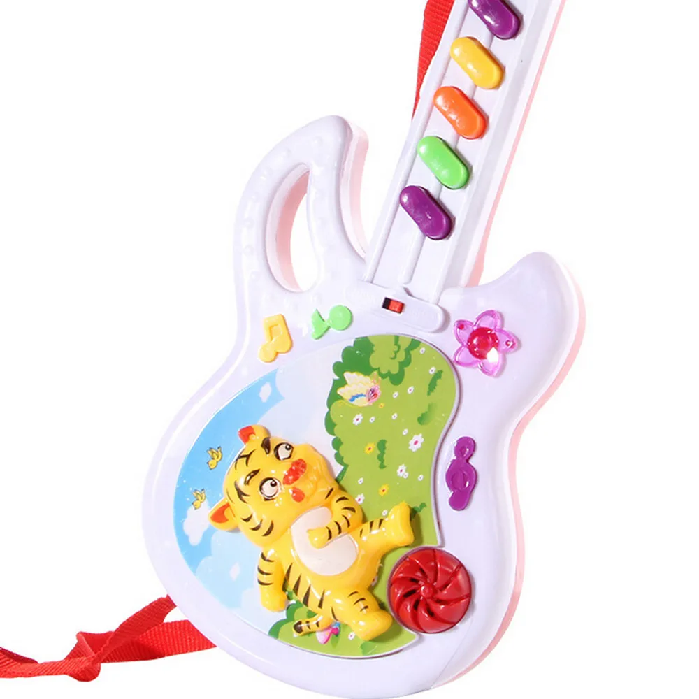 Toys For Children Electric Guitar Toy Musical Play Kid Boy Girl Toddler Learning Electron Kids Baby Juguetes | Игрушки и хобби